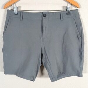 Paige Rickson Performance Shorts Mens 33 Evening Hills Grey Stretch M205374-B553